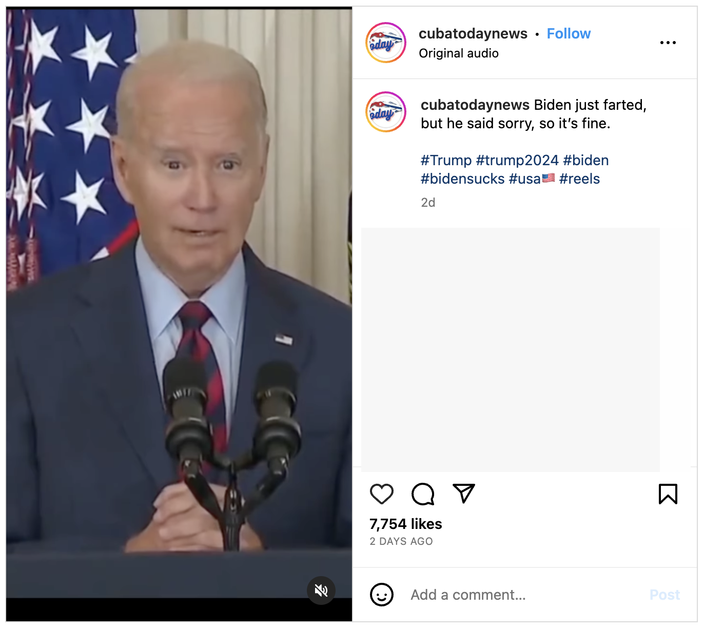 Fact Check Biden Did NOT Fart On Camera The Real Sound Was